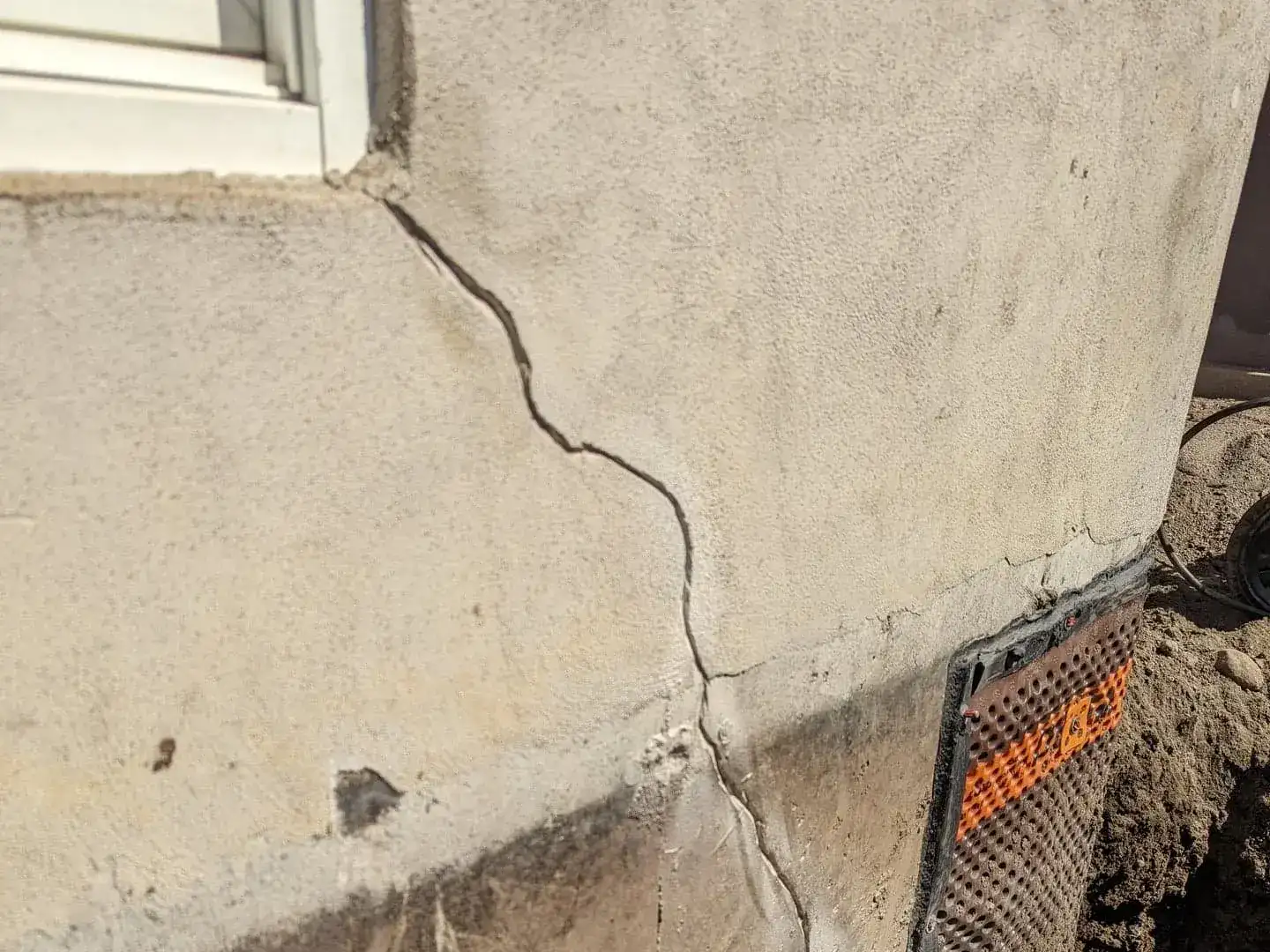 Les fissures de fondation