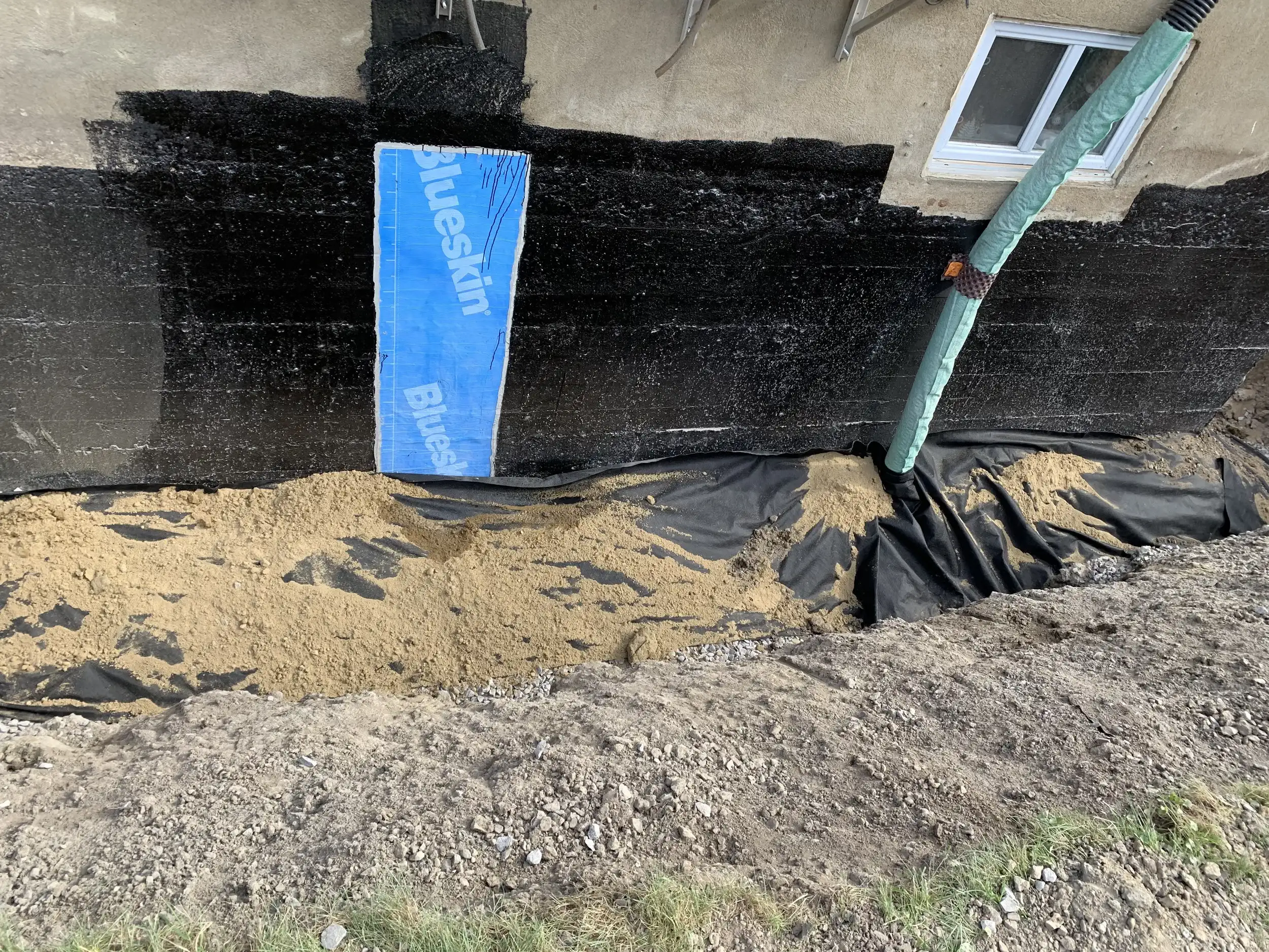 Réfection de drain de fondation